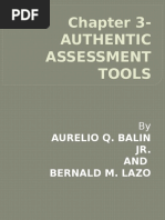 Authentic Assessment Tools