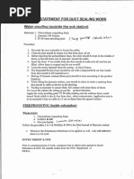 MOS Duct Sealing & Bentonite Calculation