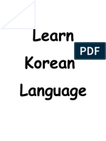 Learn Hangul