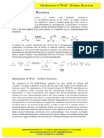 Wolf Kishner Reaction