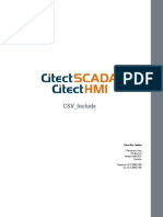 CitectSCADA CSV - Include PDF