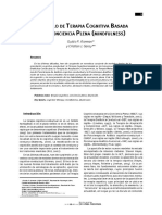 Terapia Congnitiva Basada en Conciencia Plena