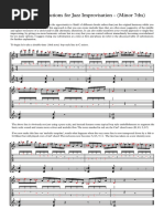 Chord Substitutions For Jazz Improvisation Minor 7ths