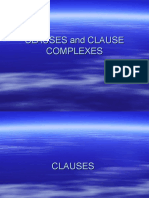 Clause and Clause Complexes