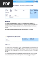 A320 Centralized Fault Display System (CFDS) Anomalies