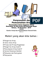 Diklat Penyusutan Dan Pemusnahan Arsip 2014 Silvia