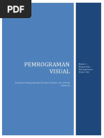 MODUL 1 - Pemrograman Visual