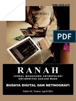 RANAH Th. II No. 1 April 2012 Budaya Digital Dan Netnografi