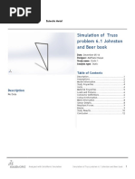 Truss Problem 6.1 Johnston and Beer Book-Static 1-1