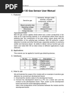 MQ 135 Gas Sensor UserManual