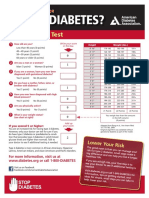 HNTR 1153 - Internet Diabetes Risk Test