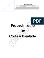 Procedimiento Corte y Biselado