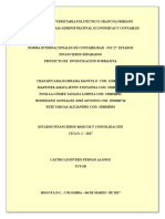 PIF - Primera Entrega - Estados Financieros