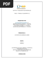 Estatica y Resistencia de Materiales Fase 3