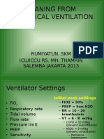 Weaning From Mechanical Ventilation