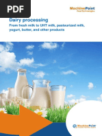 Dairy Processing: From Fresh Milk To UHT Milk, Pasteurized Milk, Yogurt, Butter, and Other Products