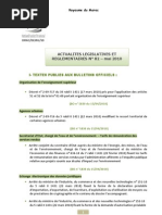 Actualité Reglementaire Et Legslitaives de Mai 2010