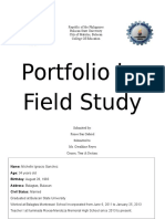 Portfolio in Field Study: Cooperating Teacher's Profile