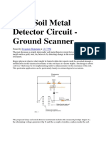 Deep Soil Metal Detector Circuit