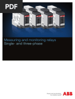 Measuring and Monitoring Relays: Single-And Three-Phase