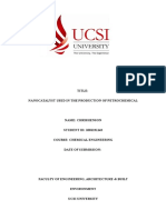 Title: Nanocatalyst Used in The Production of Petrochemical