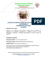 Curso de Inspectores de Seguridad Nivel Intermedio Bomberos Duitama