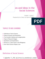 Discipline and Ideas in The Social Sciences