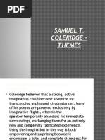 Samuel T. Coleridge - Themes