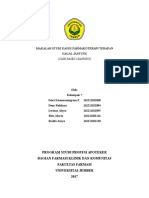 Makalah Studi Kasus Farmakoterapi Terapan