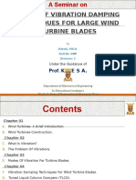 Vibration Damping Techniques in Wind Turbine Blades