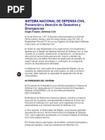 Sistema Nacional de Defensa Civil