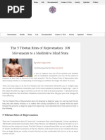 Movements To A Meditative Mind State: The 5 Tibetan Rites of Rejuvenation