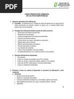 Curso Hidroponia Comercial, Completo