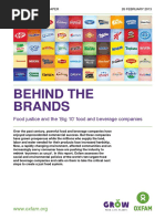 Behind The Brands: Food Justice and The 'Big 10' Food and Beverage Companies