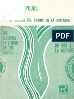 PUJOL, E. - El Dilema Del Sonido en La Guitarra PDF