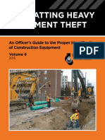 Combatting Heavy Equipment Theft