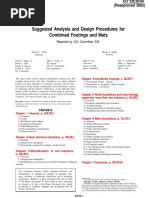 Suggested Analysis and Design Procedures For Combined Footings and Mats