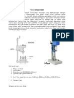 Vane Shear Test