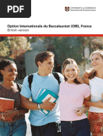 International Option of The French Baccalaureate Oib British Version