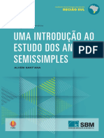 Uma Introducao Ao Estudo Dos Aneis Semissimples Ebook