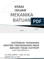 PRESENTASI Mekanika Batuan