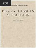 Magia, Ciencia y Religión. Bronislaw Malinowski. Traducción: Antonio Pérez Ramos