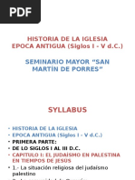 2016 Historia de La Iglesia I Antigua