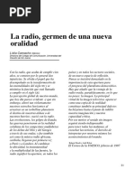 Oralidad - 10 - 51 55 La Radio Germen de Una Nueva PDF