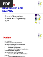 Equalization and Diversity: School of Information Science and Engineering, SDU