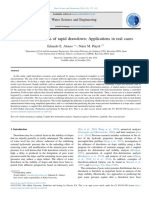 Numerical Analysis of Rapid Drawdown: Applications in Real Cases