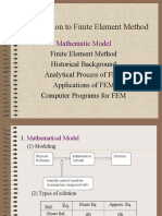 Introduction To Finite Element Method: Mathematic Model