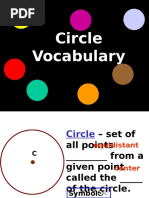 Circle Vocabulary