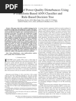 Recognition of Power-Quality Disturbances Using S-Transform-Based ANN Classifier and Rule-Based Decision Tree