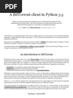 A BitTorrent Client in Python 3